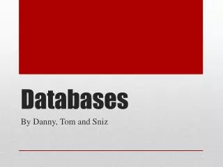databases