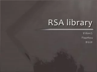 rsa library
