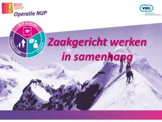 zaakgericht werken in samenhang