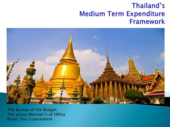thailand s medium term expenditure framework