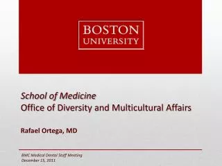 School of Medicine Office of Diversity and Multicultural Affairs