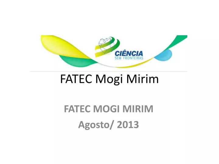 fatec mogi mirim