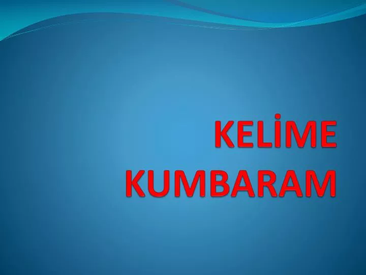 kel me kumbaram