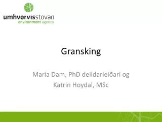 gransking