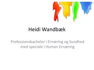 heidi wandb k