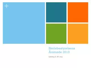 skolebestyrelsens rsm de 2013