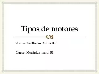 tipos de motores