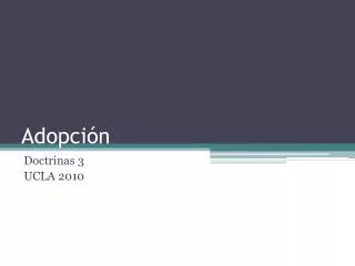 adopci n