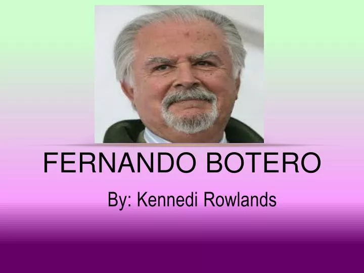 fernando botero