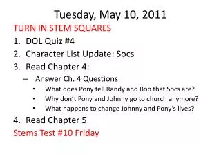 Tuesday, May 10, 2011