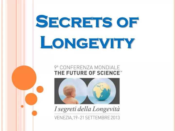 secrets of longevity