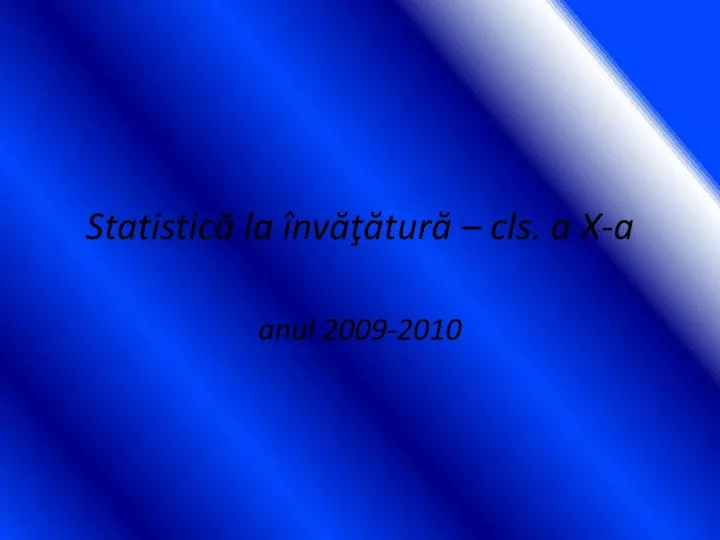 statistic la nv tur cls a x a