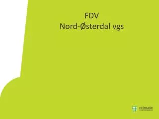 fdv nord sterdal vgs