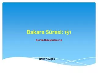 bakara s resi 151