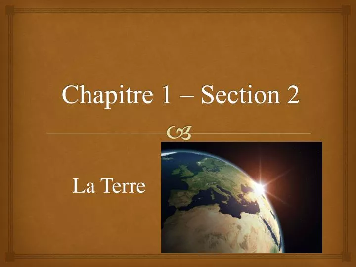 chapitre 1 section 2