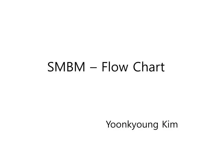 smbm flow chart