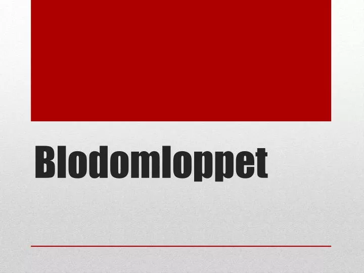 blodomloppet