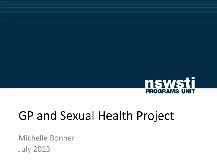 gp and sexual health project