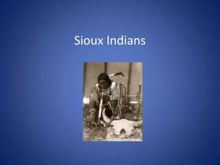 sioux indians