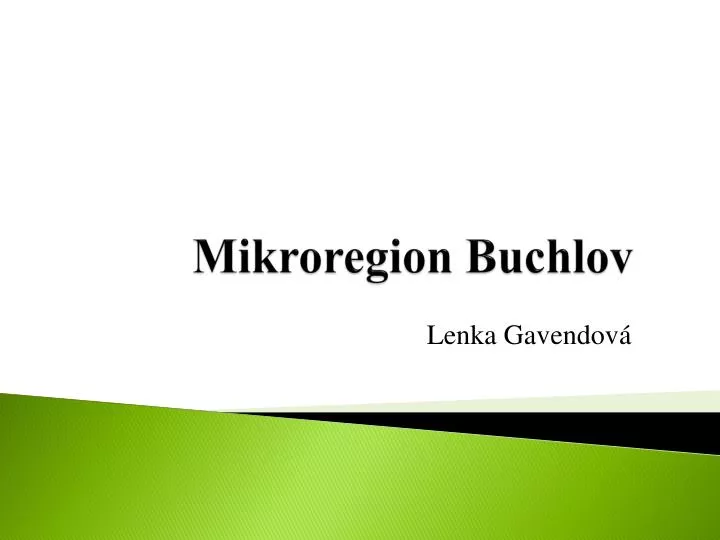 mikroregion buchlov