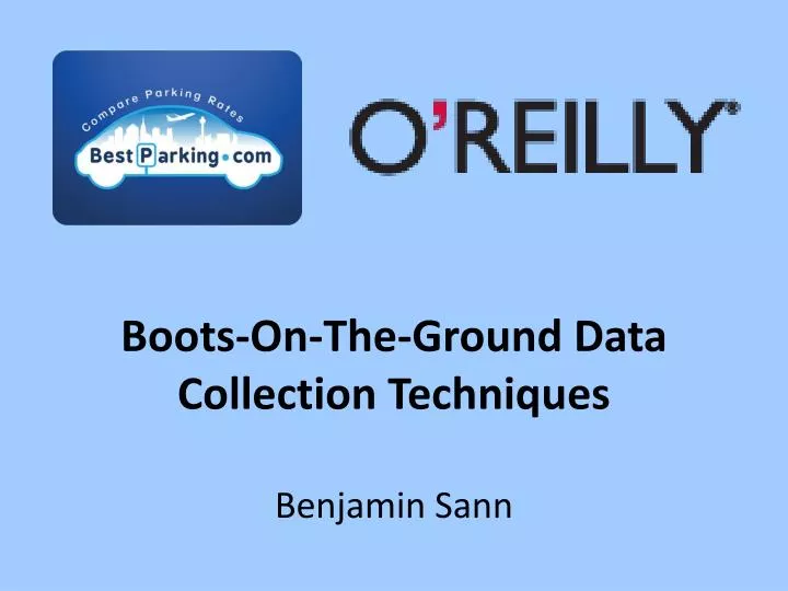 boots on the ground data collection techniques benjamin sann