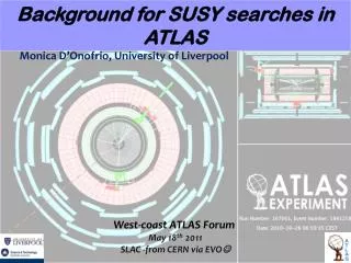 Background for SUSY searches in ATLAS