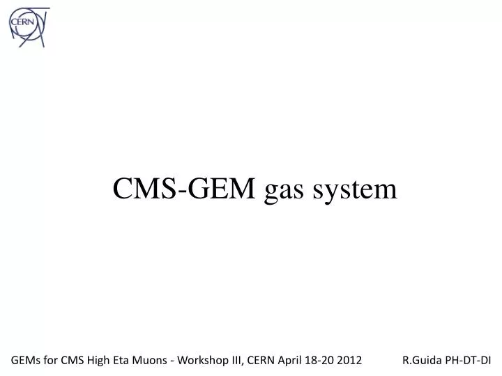 cms gem gas system