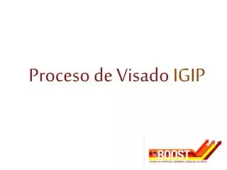 proceso de visado igip