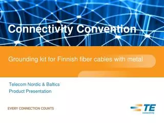 Telecom Nordic &amp; Baltics Product Presentation