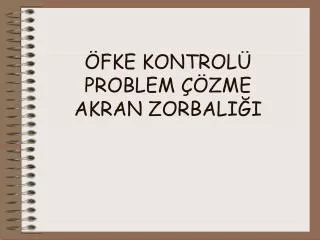 fke kontrol problem zme akran zorbali i