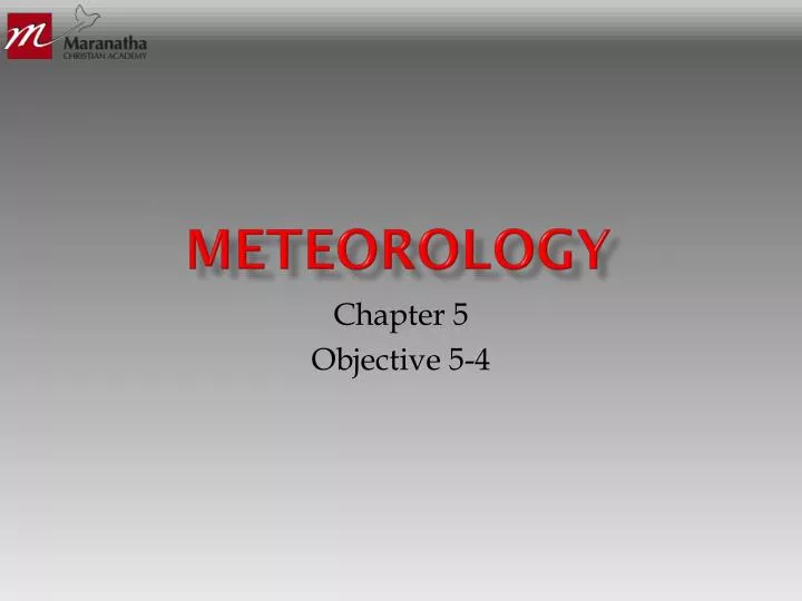 meteorology