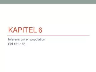 kapitel 6
