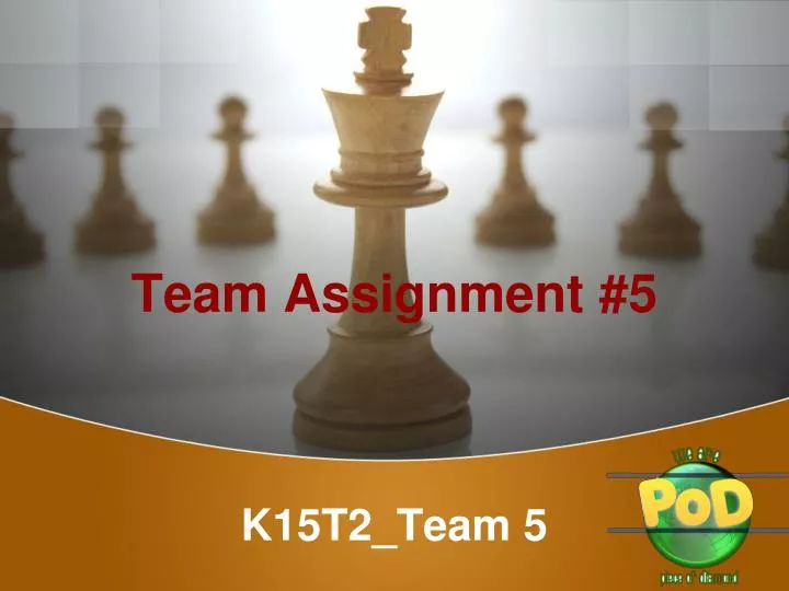 team assignment 5