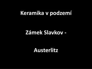 keramika v podzem