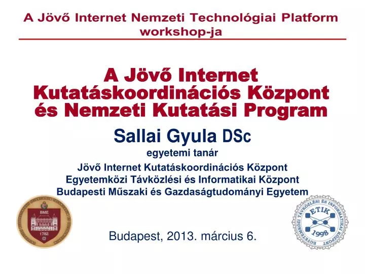 a j v internet kutat skoordin ci s k zpont s nemzeti kutat si program