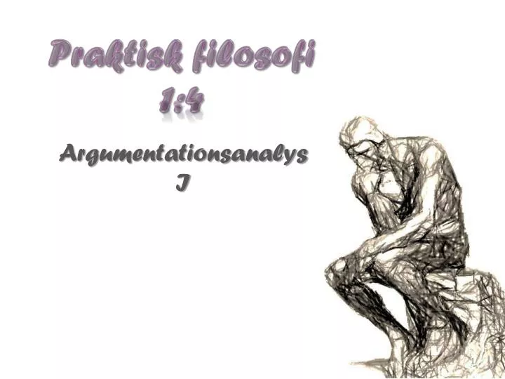 praktisk filosofi 1 4