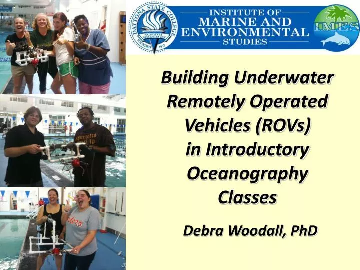 building underwater remotely operated vehicles rovs in introductory oceanography classes