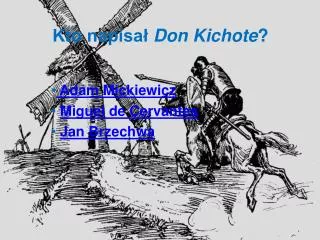 kto napisa don kichote