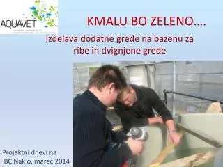 kmalu bo zeleno