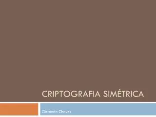 criptografia sim trica