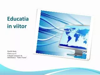educatia in viitor