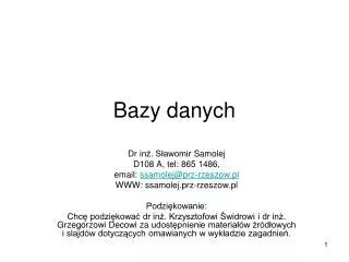 bazy danych