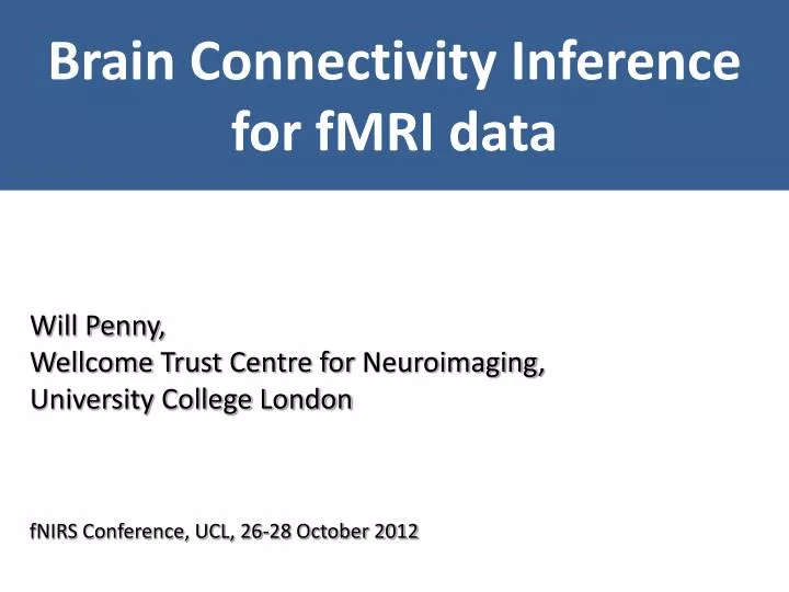 brain connectivity inference for fmri data