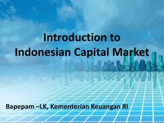 introduction to indonesian capital market