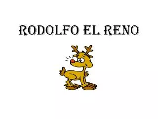 rodolfo el reno