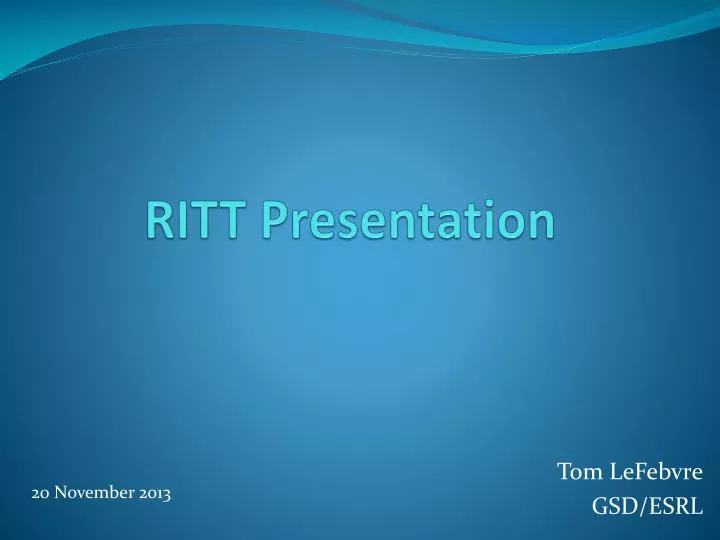 ritt presentation
