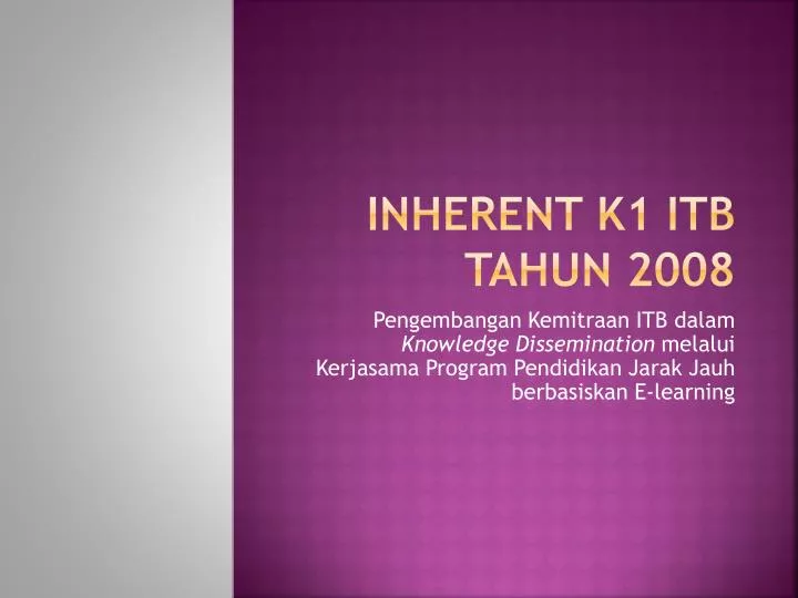 inherent k1 itb tahun 2008