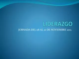 liderazgo