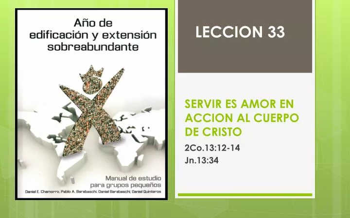 servir es amor en accion al cuerpo de cristo