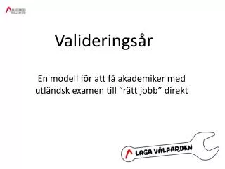 en modell f r att f akademiker med utl ndsk examen till r tt jobb direkt